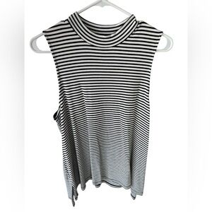 Mossimo XL Striped Sleeveless Mock